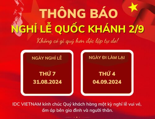 THÔNG BÁO LỊCH NGHỈ LỄ QUỐC KHÁNH 2-9 ️