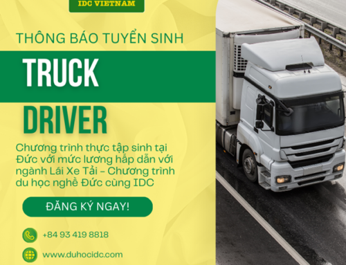 THỰC TẬP SINH TẠI ĐỨC NGÀNH LÁI XE TẢI – B1