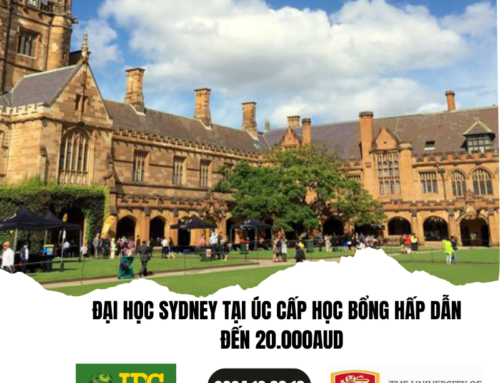 ĐẠI HỌC SYDNEY CẤP HỌC BỔNG CAO LÊN ĐẾN 20,000AUD