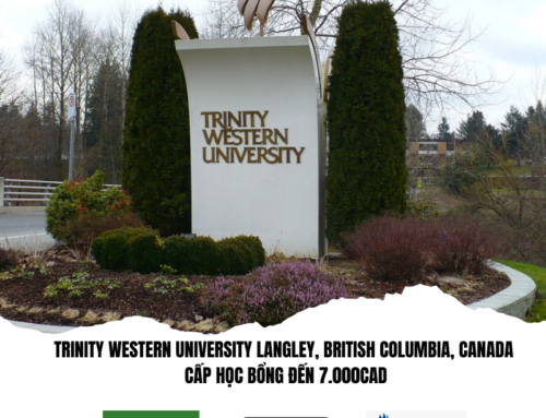 ĐẠI HỌC TRINITY WESTERN UNIVERSITY LANGLEY, BRITISH COLUMBIA, CANADA CẤP HỌC BỔNG ĐẾN 7.000CAD