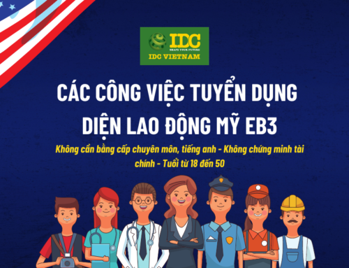 CÁC CÔNG VIỆC DIỆN LAO ĐỘNG MỸ EB3