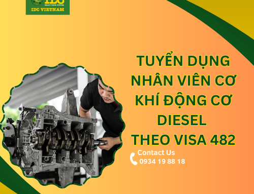 Định cư lao động Úc với công việc Thợ cơ khí động cơ Diesel