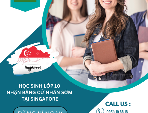 HỌC SINH LỚP 10 NHẬN BẰNG CỬ NHÂN SỚM TẠI SINGAPORE