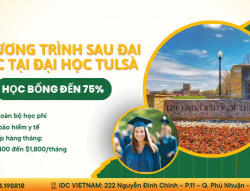 CHƯƠNG TRÌNH SAU ĐẠI HỌC TẠI ĐẠI HỌC TULSA – MỸ CẤP HỌC BỔNG ĐẾN 75%