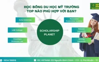 Học bổng du học Mỹ trường top