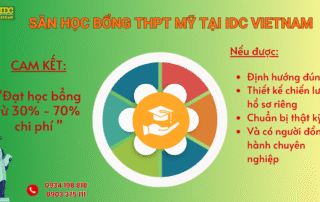săn học bổng THPT Mỹ tại IDC VIETNAM