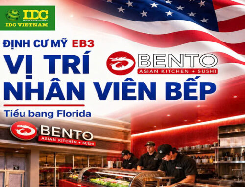 ĐỊNH CƯ MỸ: NHÂN VIÊN BẾP BENTO – VỮNG TAY NGHỀ, MỞ LỐI TƯƠNG LAI TẠI FLORIDA